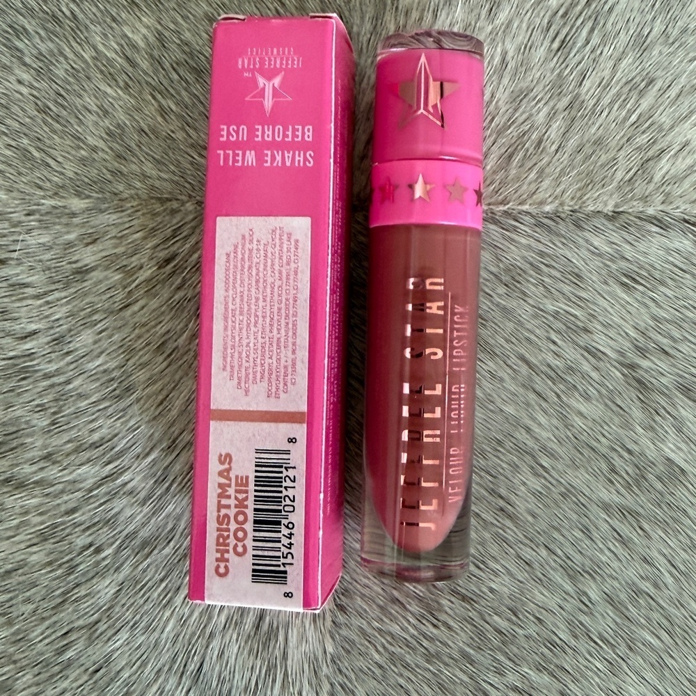 Jeffree Star CHRISTMAS COOKIE Velour Liquid Lipstick NIB Full Size 0.19 fl. oz.